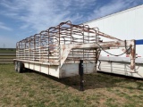 SHOP MADE GOOSENECK TRAILER