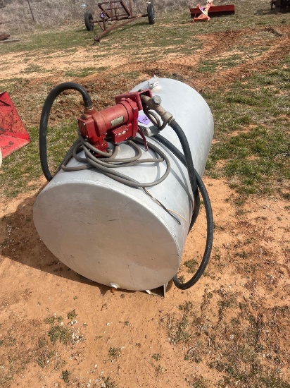 FUEL TRANSFER TANK WITH PUMP