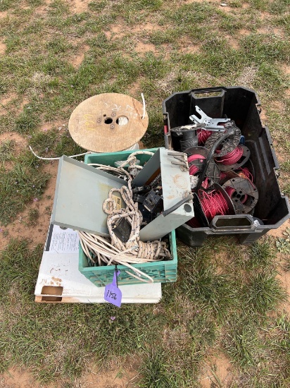 MISC ROPE AND ELECTRIC WIRE