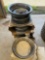 15X8 5 LUG STEEL RIMS WITH BEAUTY RINGS