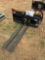 Serial No. ZWD202503125-53 Product Name Pallet Fork Hydraulic Adjustable Brand WOLVERINE Year 2025