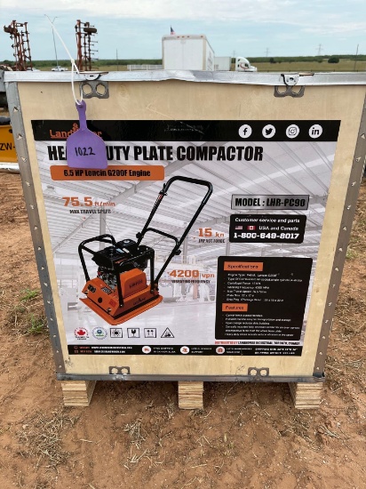 Serial No. ZWD202503125-50 Product Name Heavy Duty Plate Compactor Brand LandHonor Year 2025
