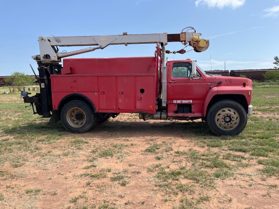 1990 Ford F800 Truck, VIN # 1FDXK84A1LVA42464