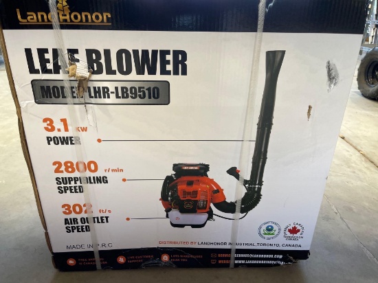 Serial No. ZWD202503125-83 Product Name LEAF BLOWER Brand Landhonor Year 2025 Condition Unused Model