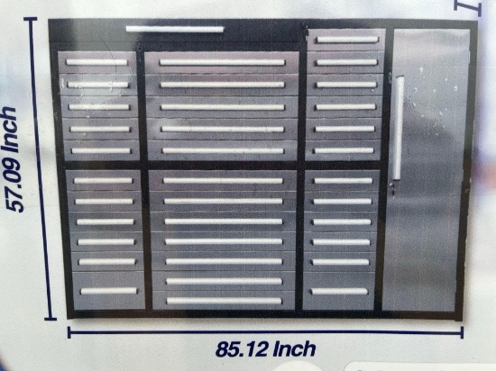 Serial No. S/N:25HKNY0376- (14) Product Name Work Bench Model 7FT-35D Certificate STAINLESS STEEL