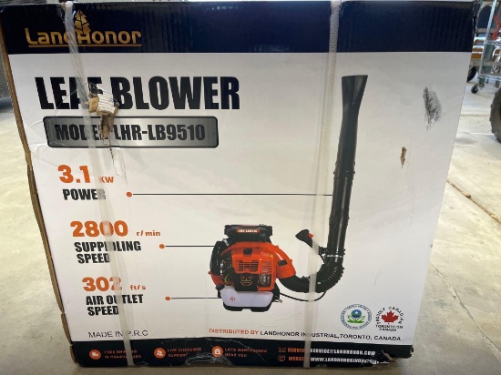 Serial No. ZWD202503125-81 Product Name LEAF BLOWER Brand Landhonor Year 2025 Condition Unused Model