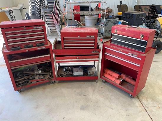 3 SETS OF CRAFTMAN TOOL CHEST