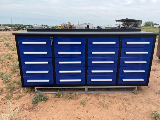 Serial No. S/N:25HKNY0376- (11) Product Name Work Bench Model 7FT-20D Certificate BLUE Description