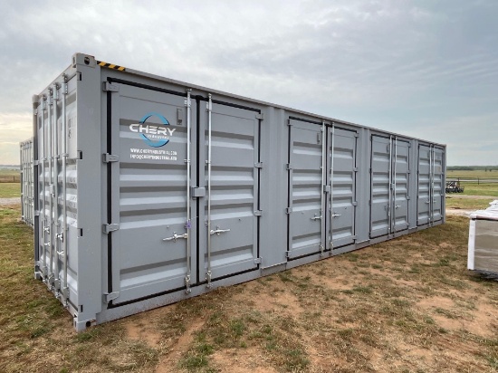 Serial No. S/N:25HKNY0376- (1) Product Name 40' High Cube Multi-Door Container Model 4-side-door 40'