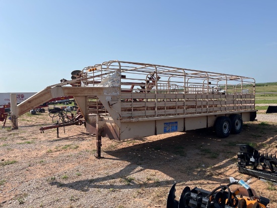 1988 24 FT GOOSE NECK TRAILER