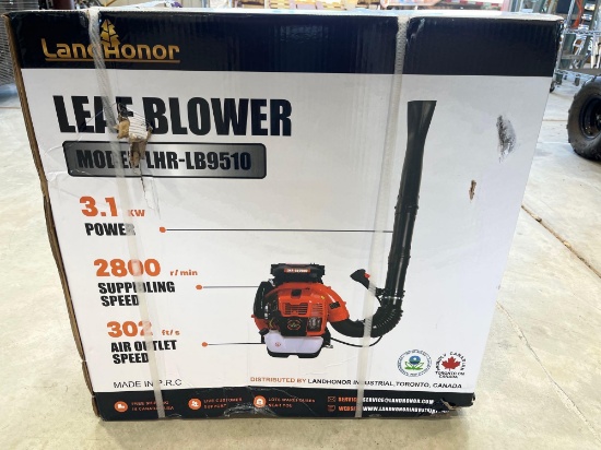 Serial No. ZWD202503125-84 Product Name LEAF BLOWER Brand Landhonor Year 2025 Condition Unused Model