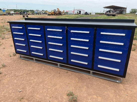 Serial No. S/N:25HKNY0376- (5) Product Name Work Bench Model 10FT-25D Certificate BLUE Description