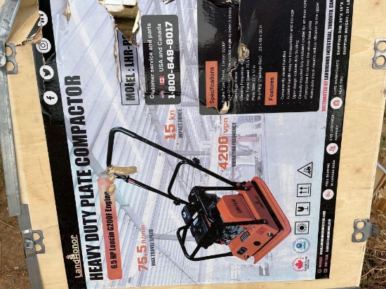 Serial No. ZWB202503125-53 Product Name Heavy Duty Plate Compactor Brand Landhonor Year 2025 Model