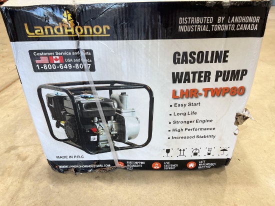 Serial No. ZWB202503125-49 Product Name Water Pump Brand Landhonor Year 2025 Model LHR-TWP80