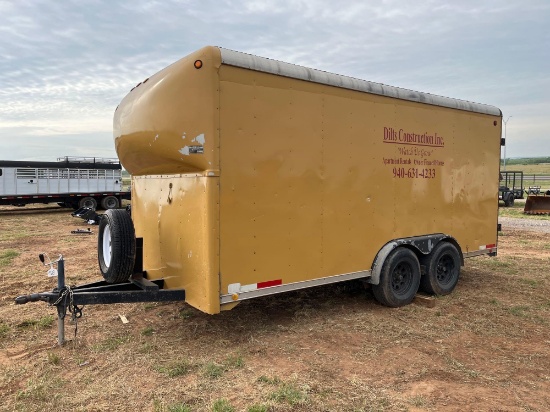 WELLS CARGO 16FT ENCLOSED TRAILER