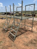 TWO METAL STANDS