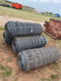 4 - ROLLS OF 4FT FIELD FENCE