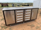 Serial No. S/N:25HKNY0376- (9) Product Name Work Bench Model 7FT-10D Certificate STAINLESS STEEL