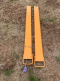 Serial No. ZWD202503125-40 Product Name Pallet Forks Extensions Brand WOLVERINE Year 2025 Condition
