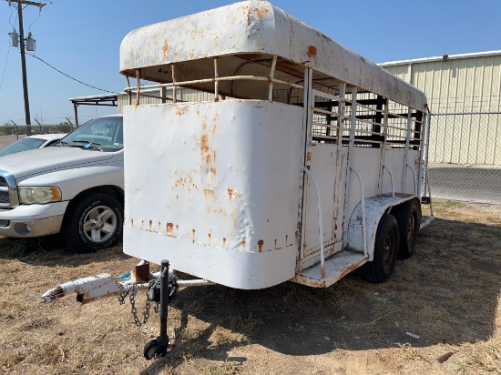 Bumper Pull Stock Trailer