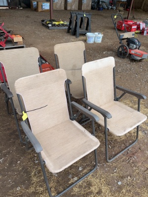 4 Folding Chairs