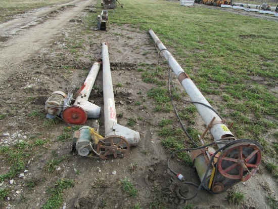 3 Glimore-Tatge Electric Grain Augers, Roller Mill and Elevate Sell Just Moved From Building Not