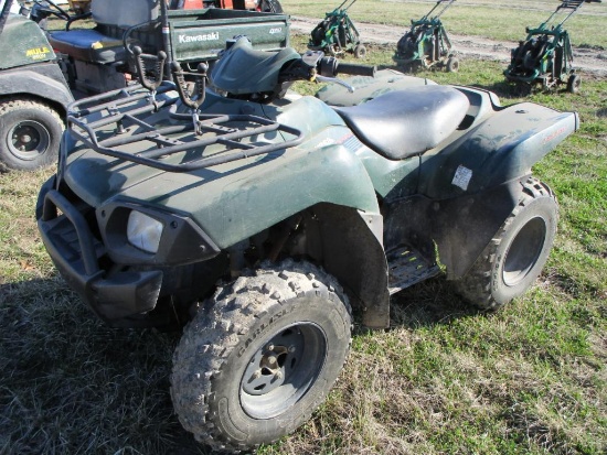 Kawasaki Brute Force ATV V Twin 650cc 4x4 Automatic Hi/Lo/Rev 1,273 hrs Runs Bill of Sale Only