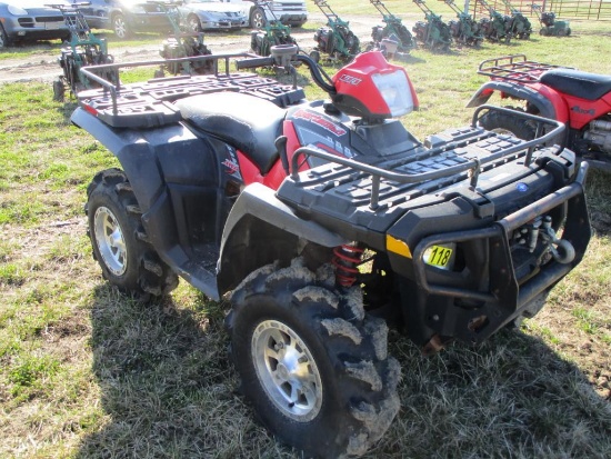 Polaris Sportsman 800 ATV AWD EFI 298 hrs Aluminium Wheels, Electric Winch Hi/Low/Rev Runs Bill of