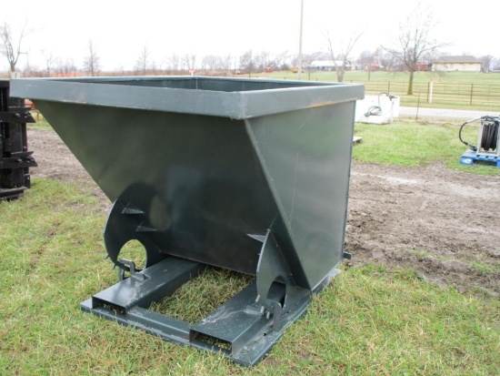 2 Cu Yard Self Dumping Trash Hopper #4,000 Capacity