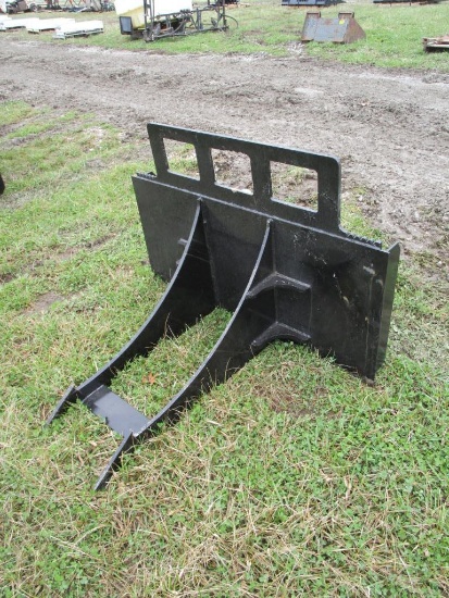 Heavy Duty Skid Steer Rock, Slab, Stump Remover