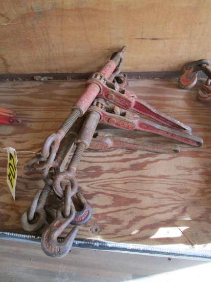 3- Screw Ratchet Chain Binders 5/16"-3/8"