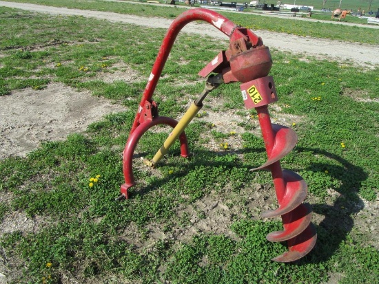 3 pt Post Hole Digger 540 Pto 12" Auger Bit