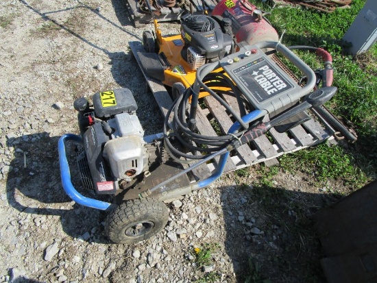Porter Cable Gas Pressure Washer 5 Hp Honda 2,400 PSI