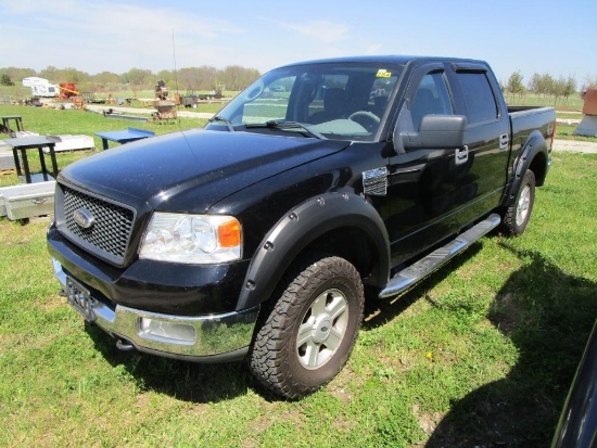 2004 Ford F-150 Pickup Truck, VIN # 1FTPW14504KD15125