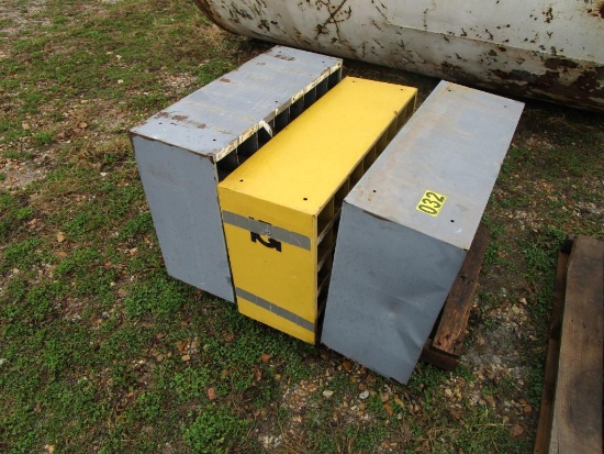 3 Metal Bolt Bins