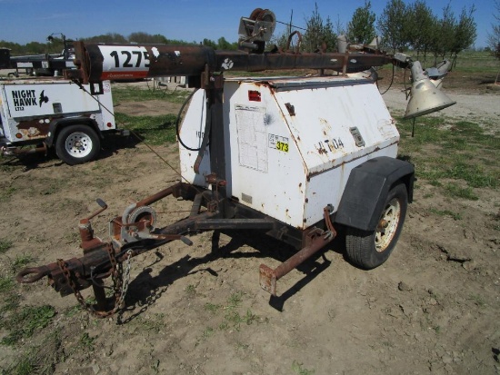 Magnum Nightbuster 4000 Portable Light Tower Isuzu Diesel 2,426 hrs No Key