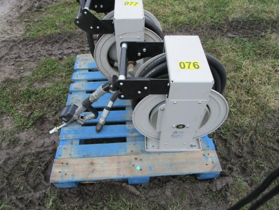 Oil Hose Reels by Liquidynamics M# 46500 1" Hose x 46' Max Psi 1,160 Graco Electronic Oil Dispenser