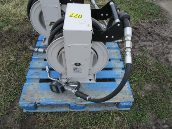 Oil Hose Reels by Liquidynamics M# 46500 1" Hose x 46' Max Psi 1,160 Graco Electronic Oil Dispenser