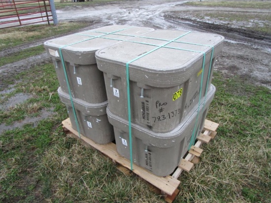 4 Fiberglass Underground Cable Vaults
