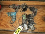 6- Assorted Electric Hand Tools 4 1/2