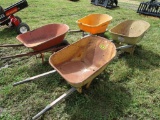 4 Wheel Barrows