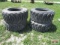4-Galaxy 15x22.5 Skid Steer Tires