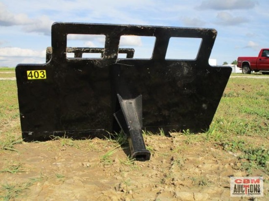Extreme Duty Skid Steer Trailer Spotter 2" Receiver Hitch Tube