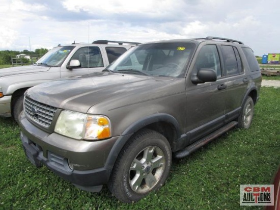 2003 Ford Explorer Multipurpose Vehicle (MPV), VIN # 1FMZU73K43ZA18191