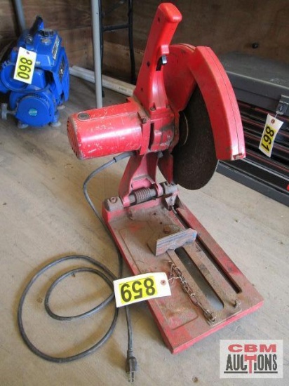 Milwaukee 14" Abrasive Cut Off Saw Runs