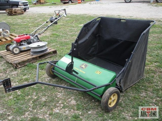 John Deere Lawn Sweeper Works