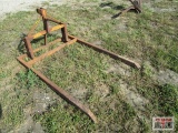 3 pt Hay Bale Mover Yellow
