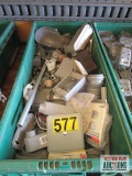 Large Assortment of Mixed Electrical Supplies Tote 14x30x7 Not Included