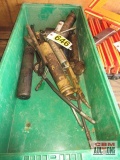 Lot of Grease Guns Tote 14x30x7 Not Included