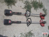 2- Oregon 40 Volt Cordless Trimmers